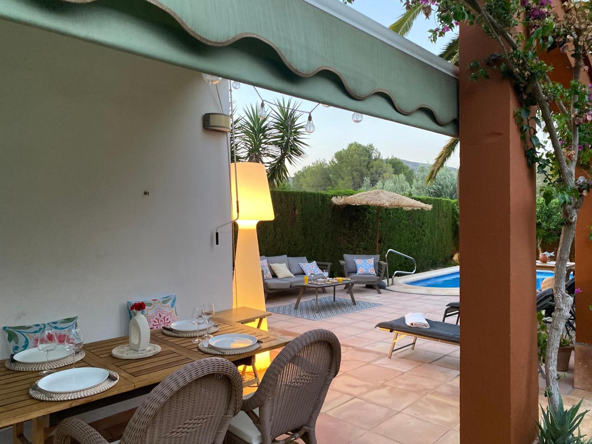 Maison Cosy Au Pied Du Golf Avec Piscine Privee Muntanya la Sella Eksteriør bilde