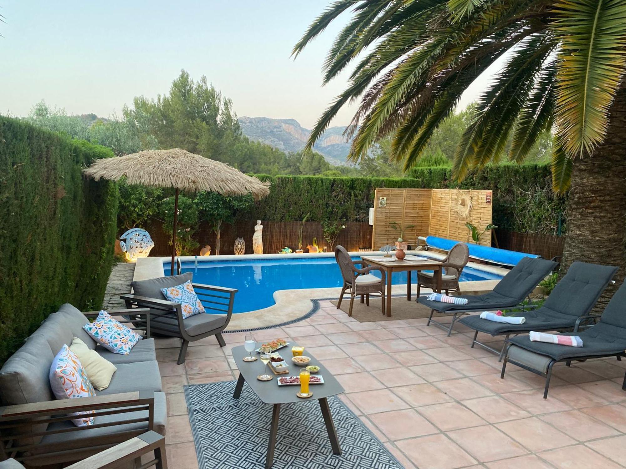 Maison Cosy Au Pied Du Golf Avec Piscine Privee Muntanya la Sella Eksteriør bilde